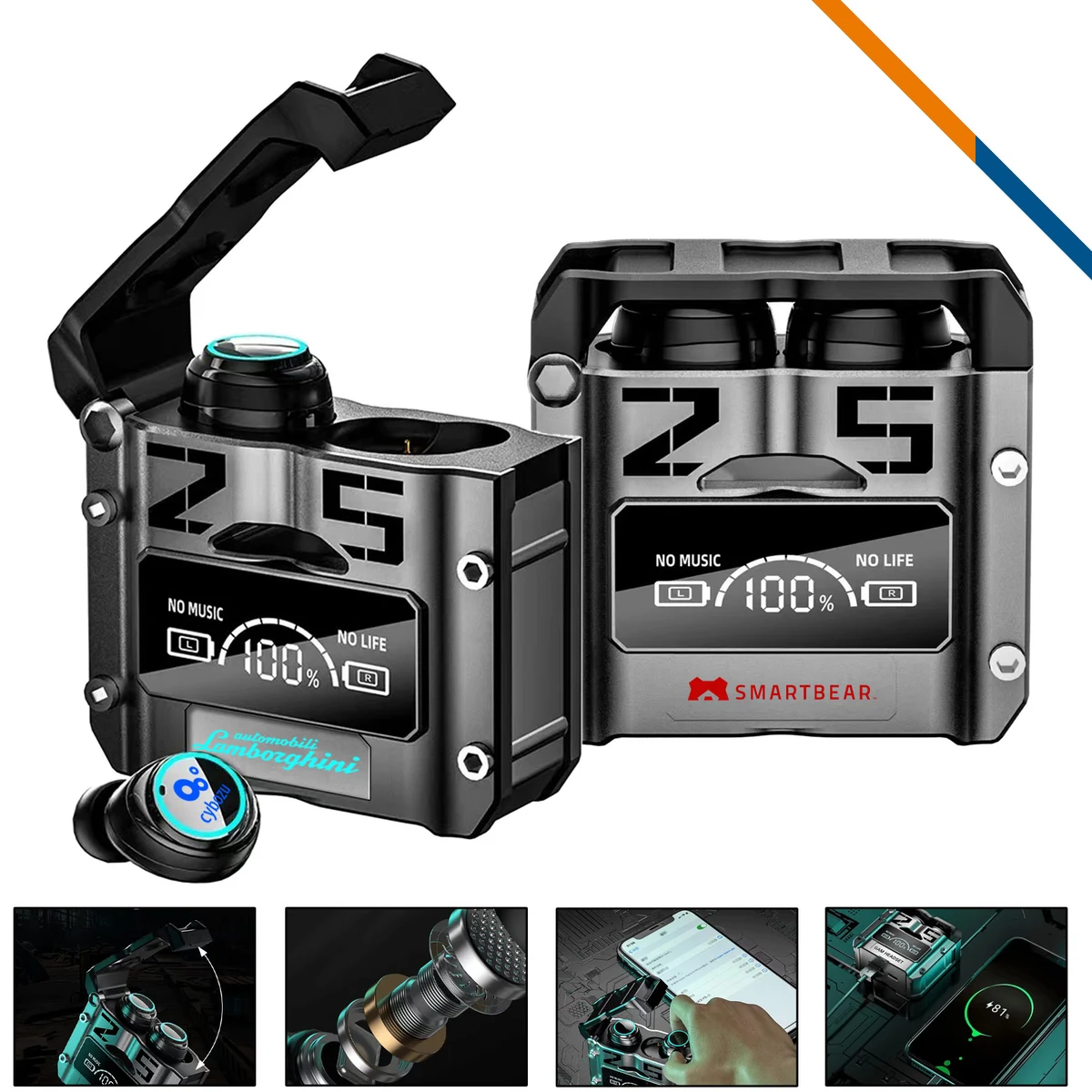 Sidney Bluetooth Earbuds 1