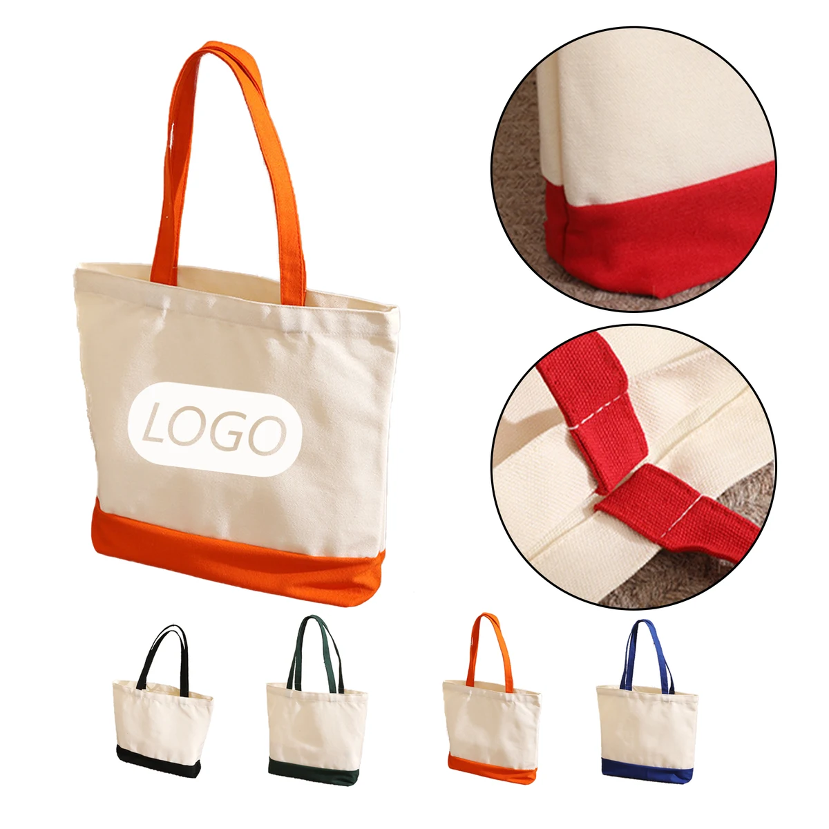 Stitched Canvas Custom Bag 1