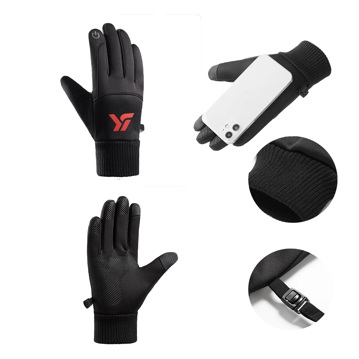 Windproof Winter Gloves for Touch Screen Use 1