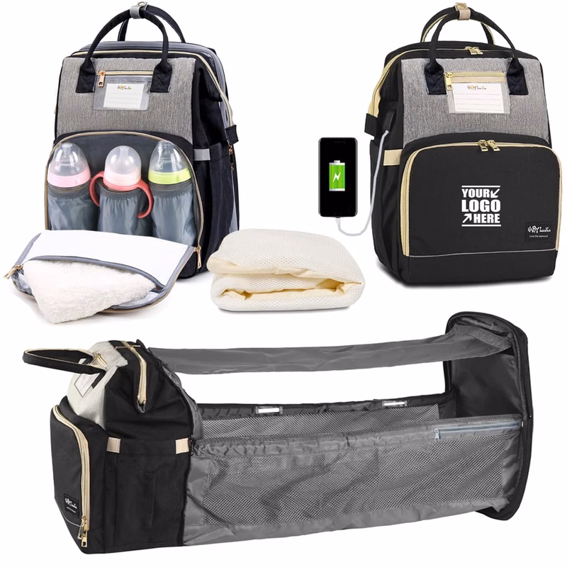 3 Insulated Bottle Warmer Diaper Bag With Usb Charge Port