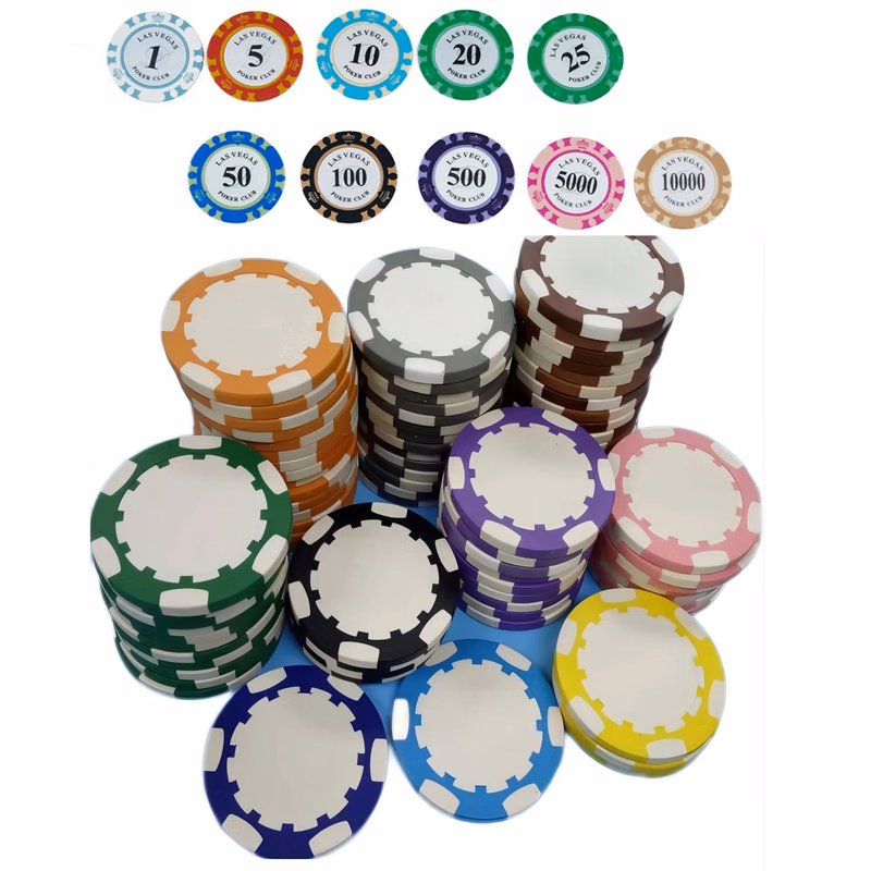 Casino ABS Poker Chips MOQ 100PCS