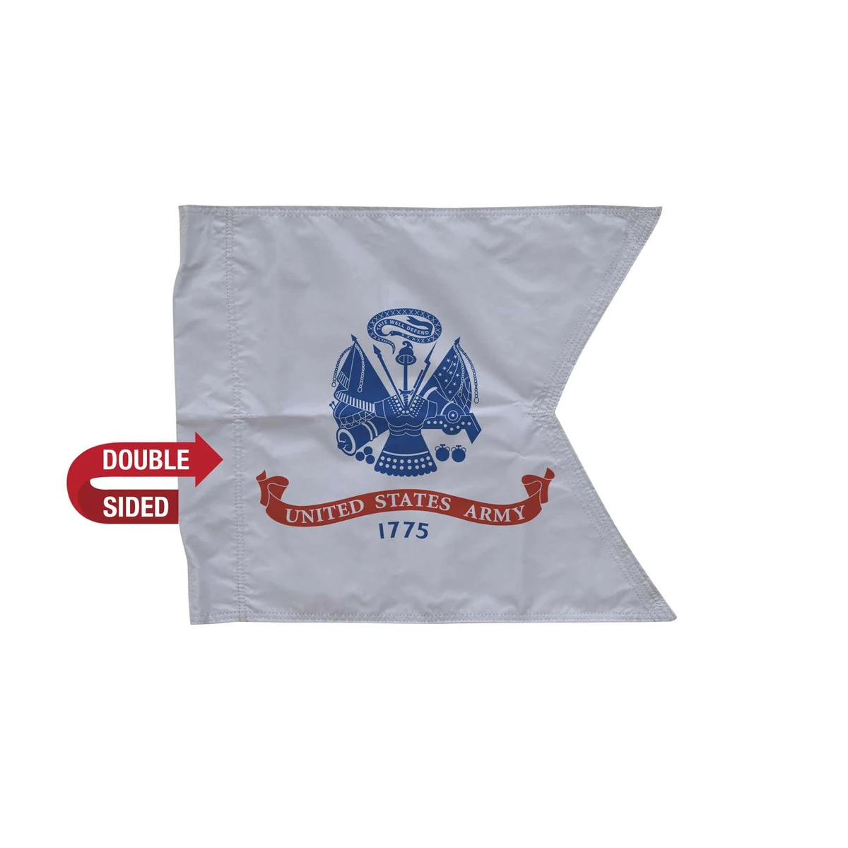 20" x 27.75" Guidon Military Sized Nylon Flag Double-Sided 1