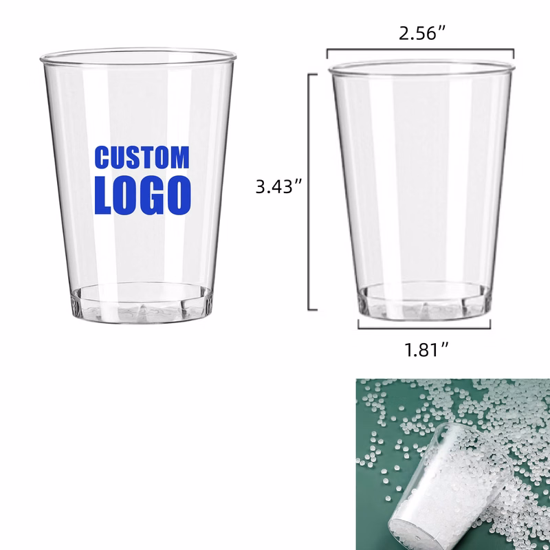 MOQ 10 pcs Clear Party Cups