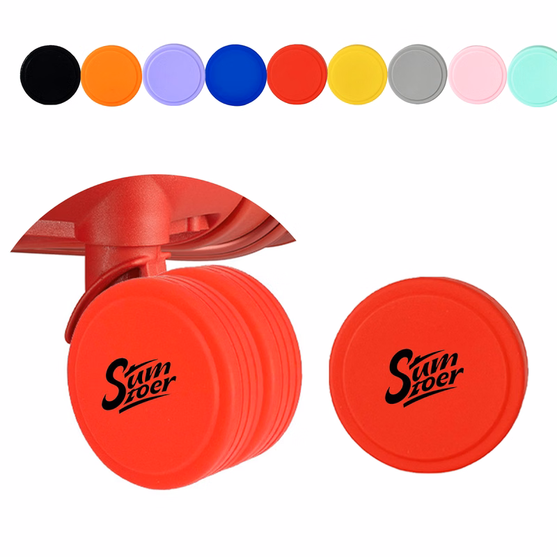 MOQ 50 Silicone Luggage Wheel Cover