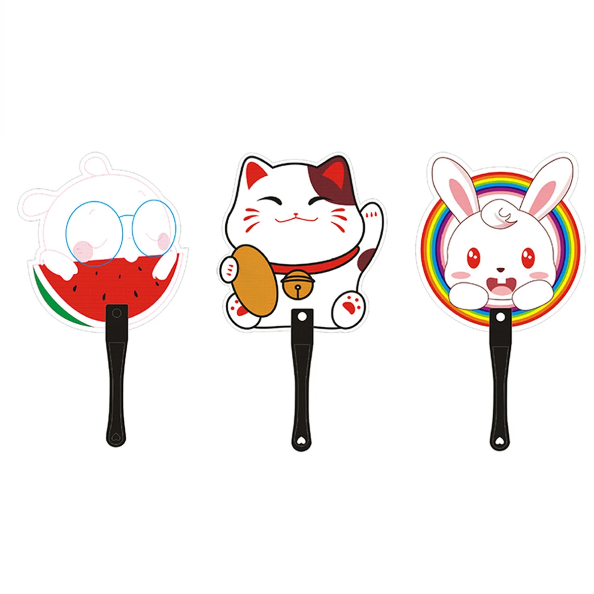 MOQ50 Full Color Creative Personalized Customized Handheld Fan 1