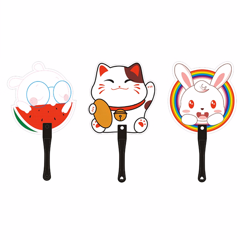 MOQ50 Full Color Creative Personalized Customized Handheld Fan