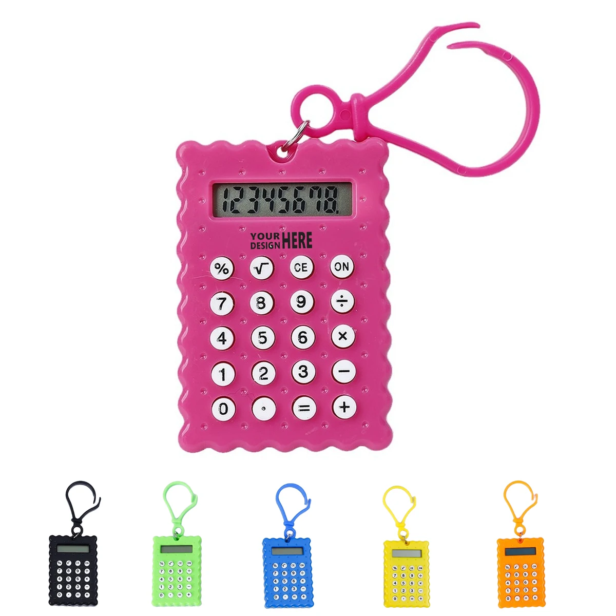 Portable Mini Calculator Keychain Pendant 1