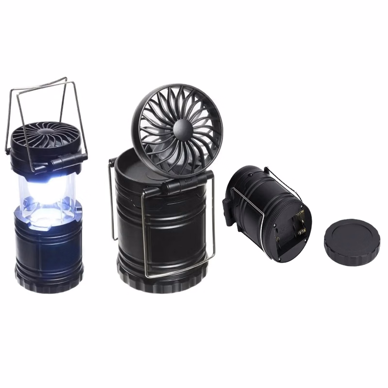 Retro COB Lantern with Fan