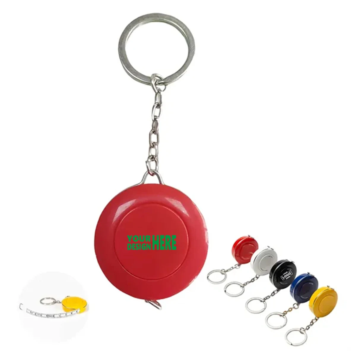 Mini Retractable Keychain Tape Measure 1