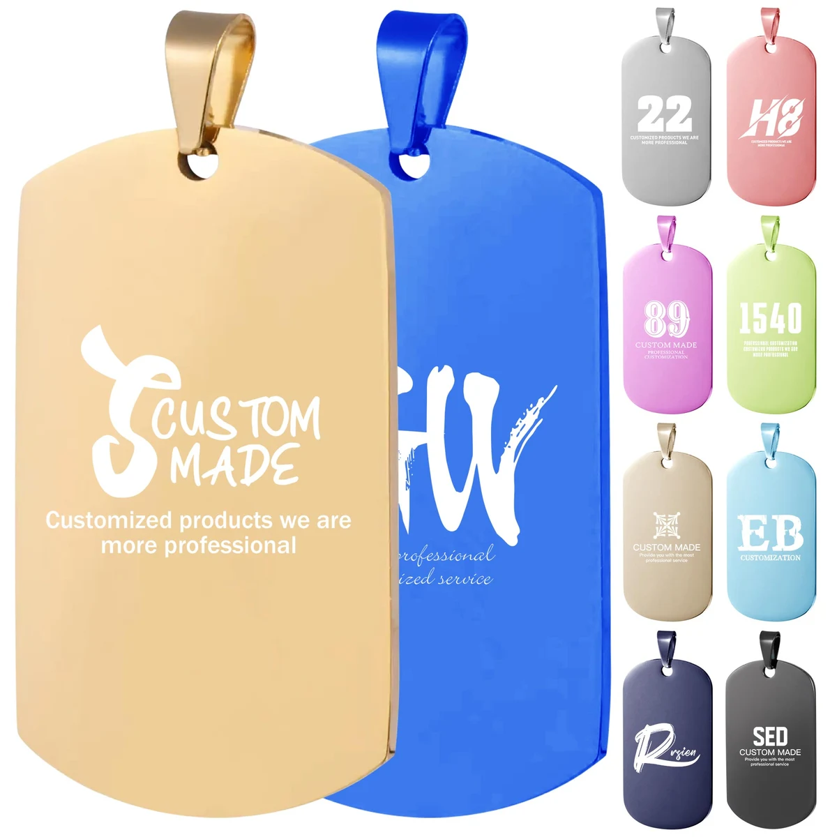 Stainless Steel Dog Tags 1
