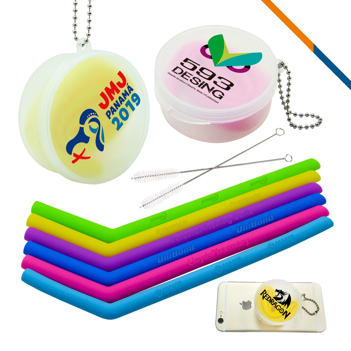 Snappy Silicone Straws 1