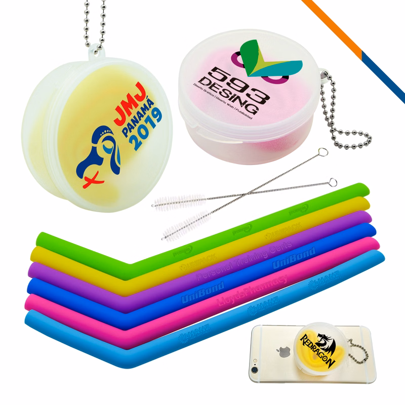 Snappy Silicone Straws