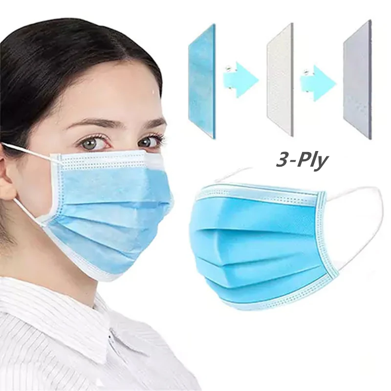 3-Ply Disposable Civilian Face Mask 1
