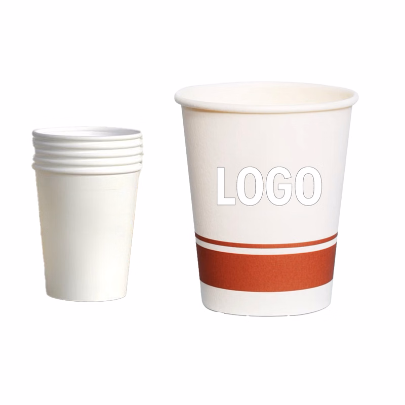 8oz Disposable Paper Cup With Custom Logo