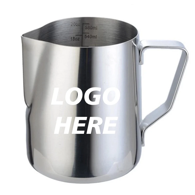 Custom 20 oz Stainless Steel Milk Frother Cup 1
