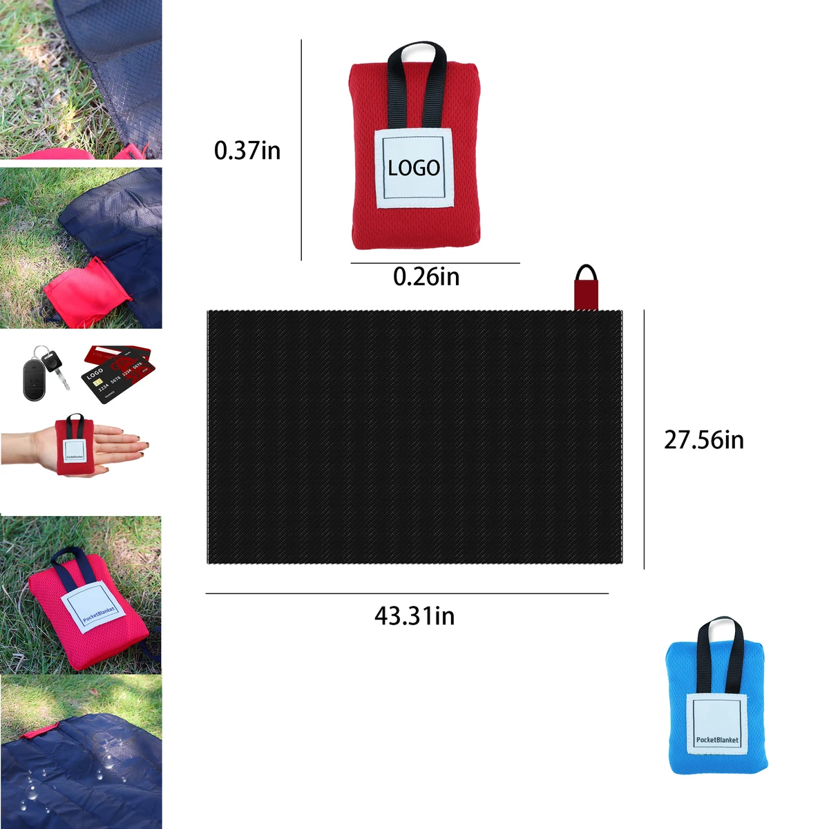 Portable Sand-Resistant Beach Mat 1