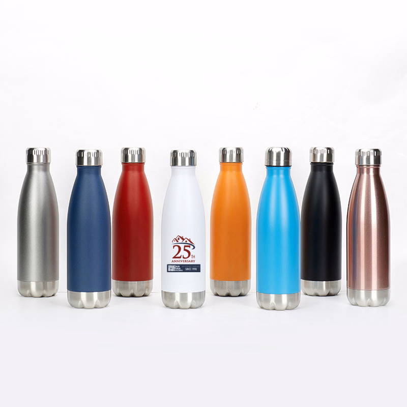 Stainless Steel Coke Vacuum Insulated Water Bottle 17oz