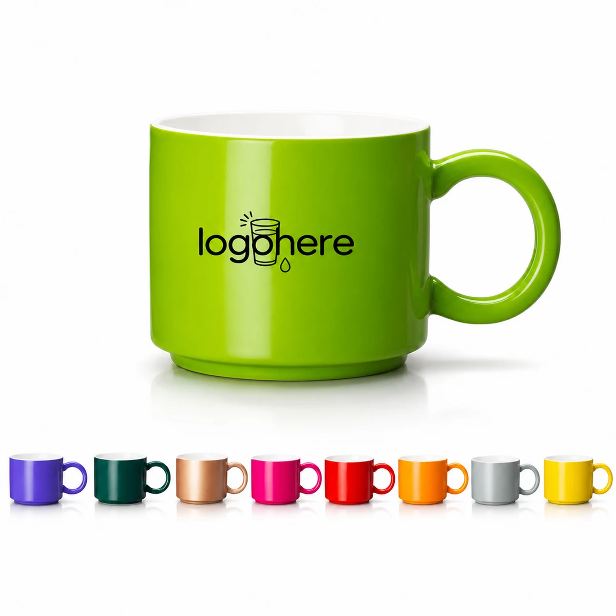 Solid Color Ceramic Mug 1