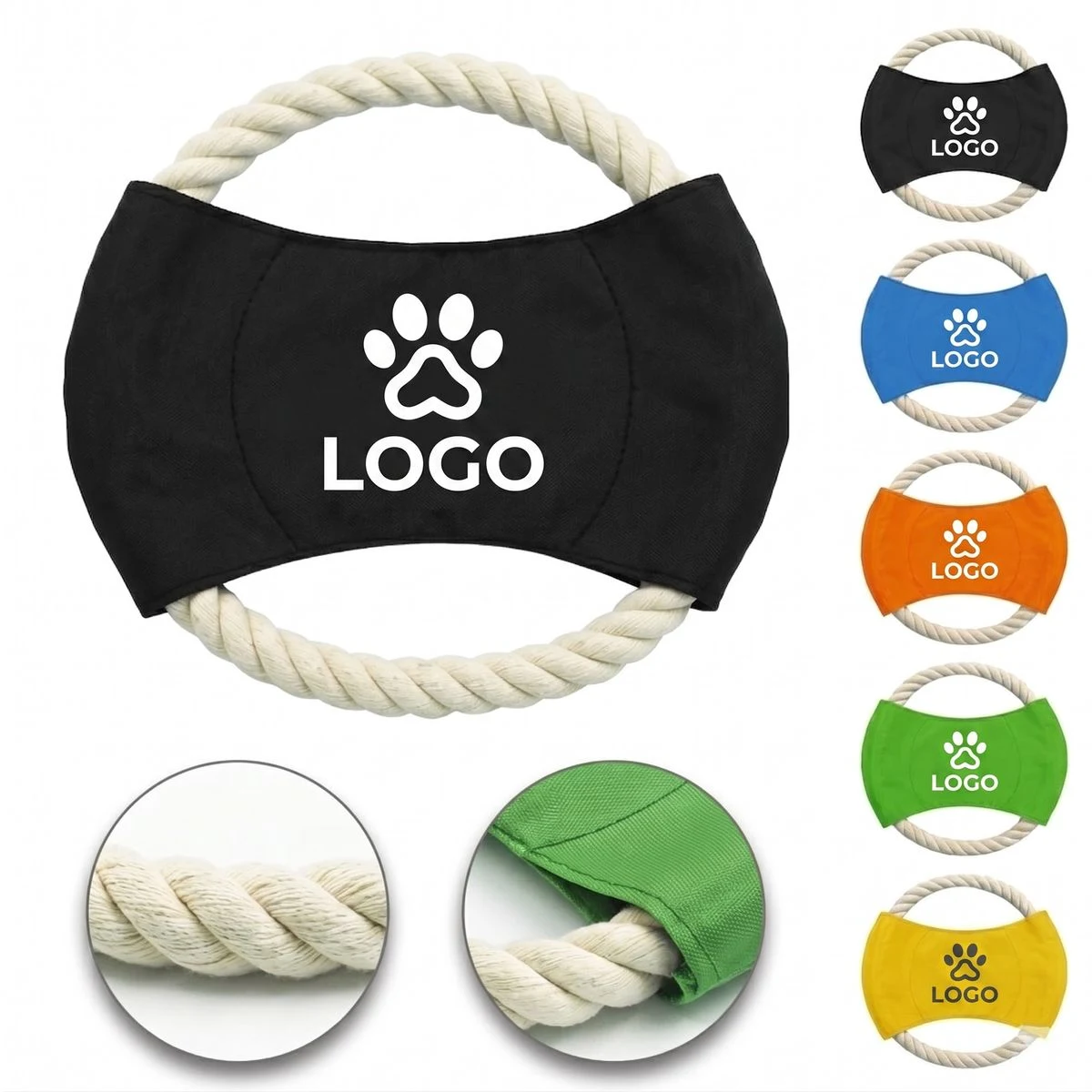 Braided Rope Pet Disc Toy 1
