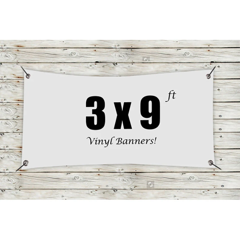 Custom 3' x 9' Vinyl Banners 1