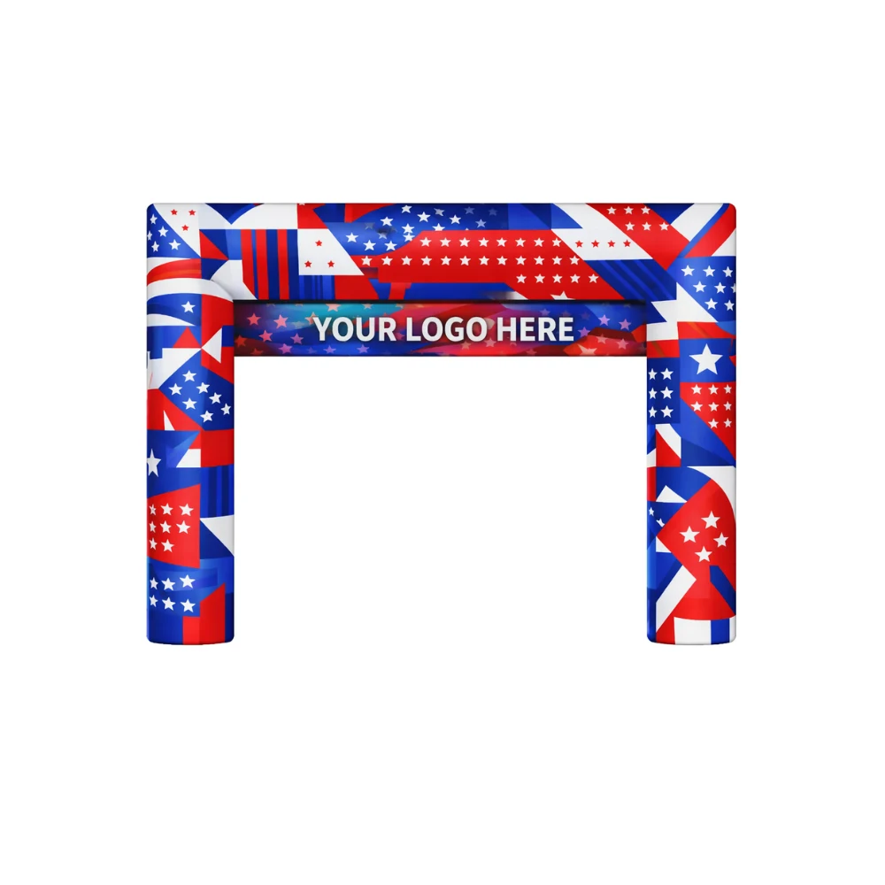 15' Cold Air Arch Square w/ Banner 1