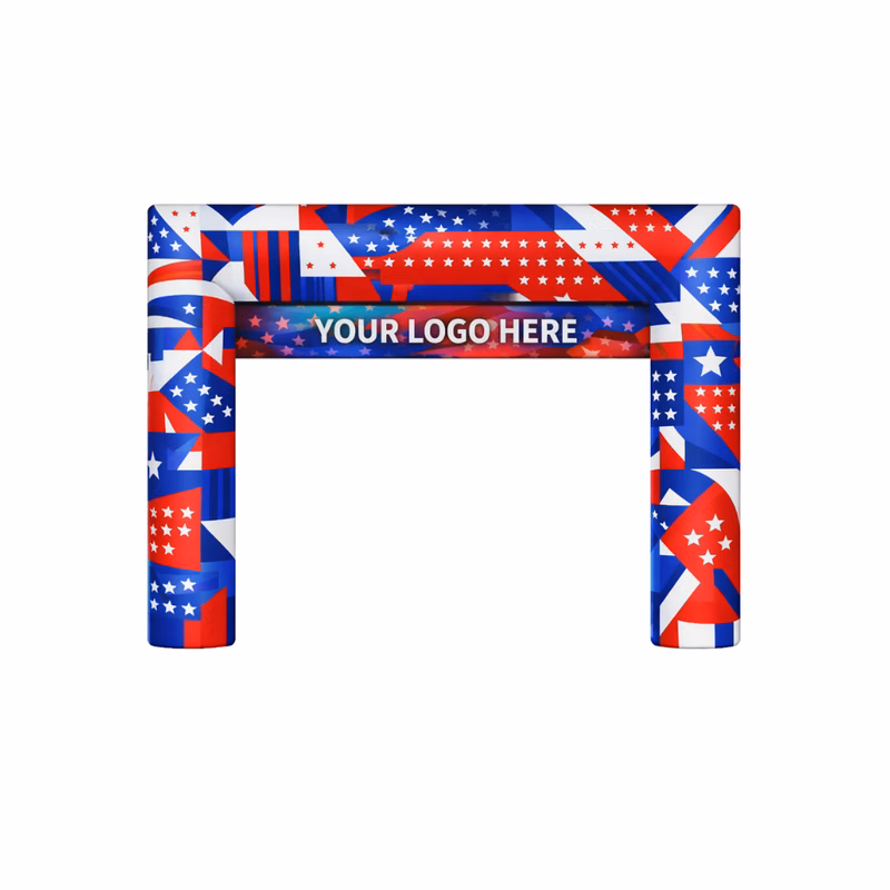15' Cold Air Arch Square w/ Banner