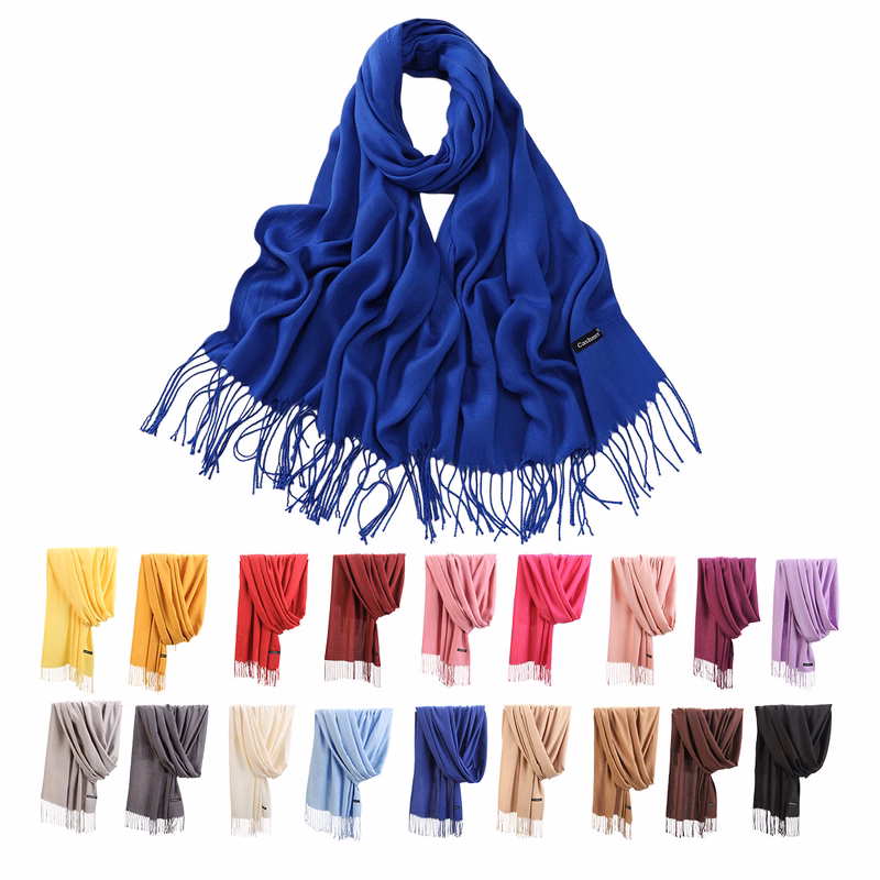 Warm Long Tassel Scarf Shawl