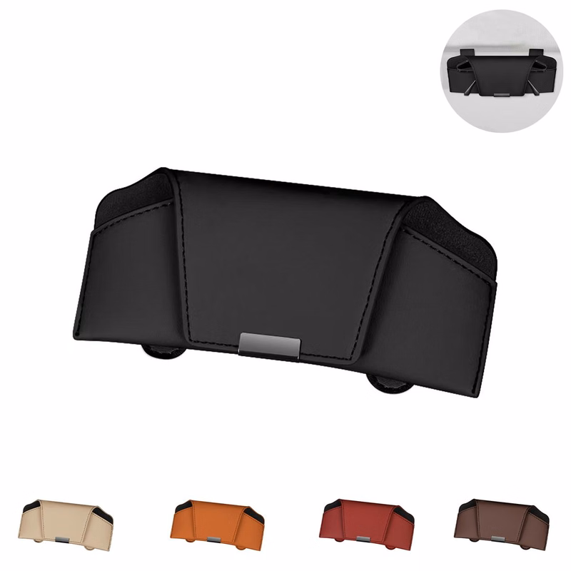 PU Leather Sunglasses Case for Car