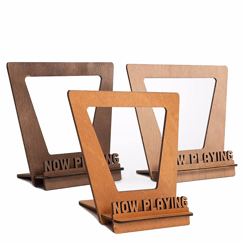 Minimalist Wooden Vinyl Record Rack