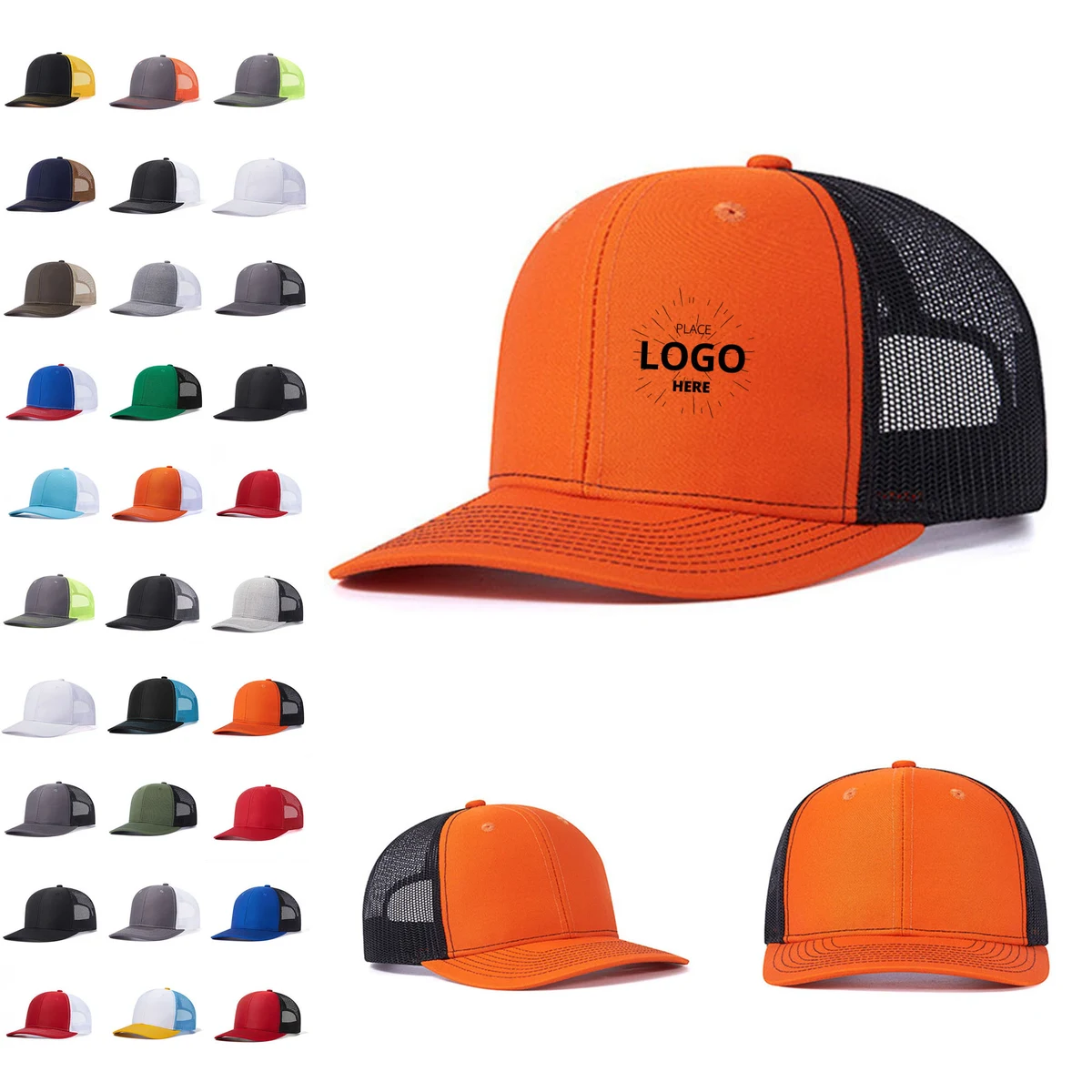 Mesh Baseball Cap Trucker Hat Adjustable Golf 1