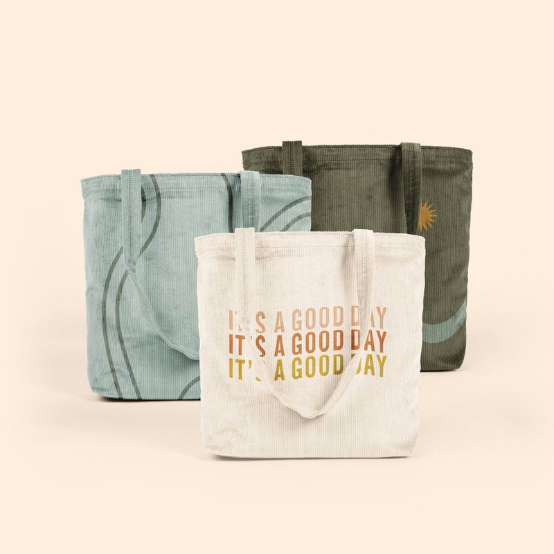 DAILY GRIND TOTE - CORDUROY