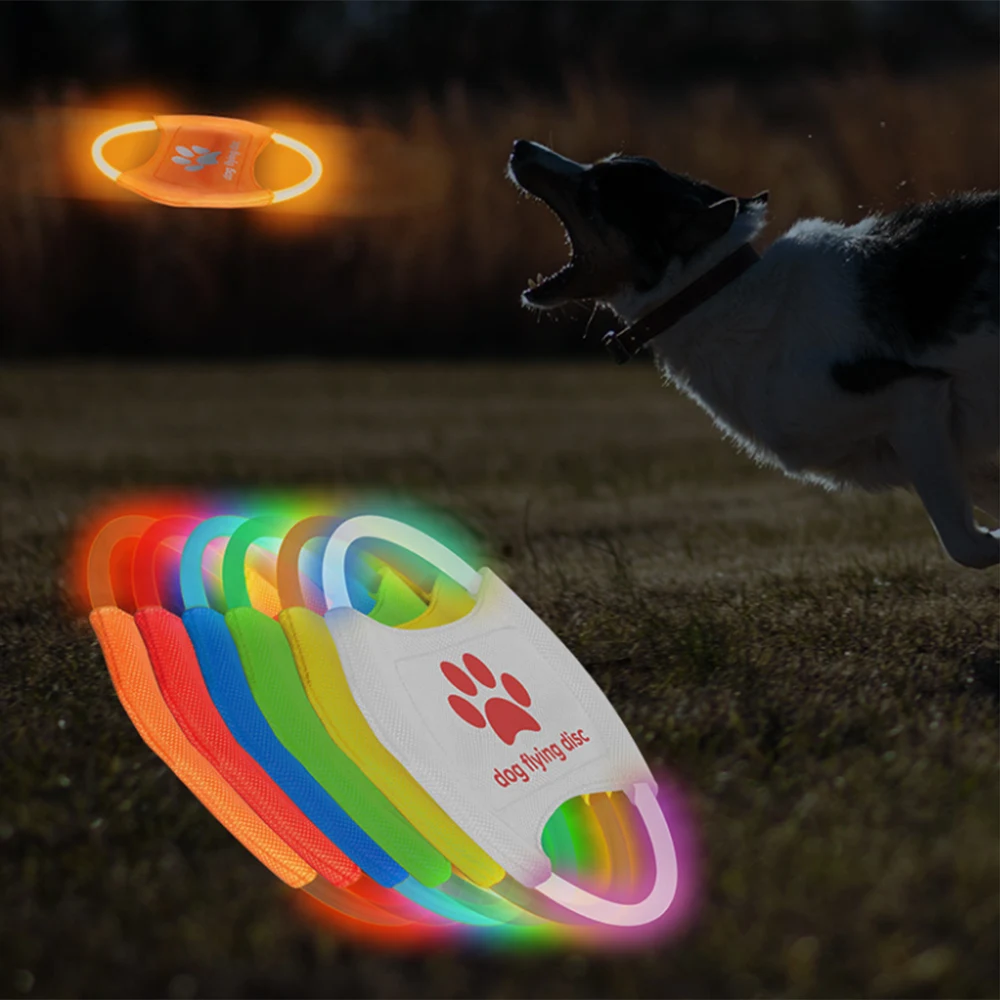 Pet Frisbee Glows on USB Charge 1