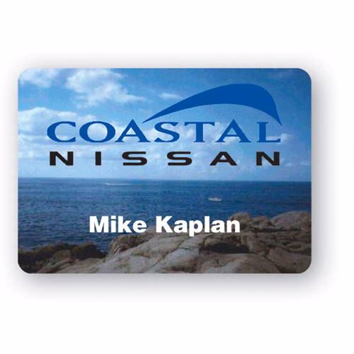 Full Color Name Badge w/ Personalization (1.75"x2.5") Rectangle