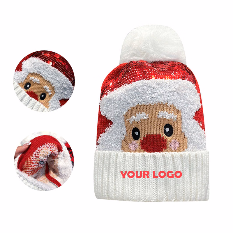 Christmas Knitted Beanie Cap