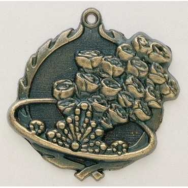 Beauty Queen Wreath Medal, 1 3/4" 1