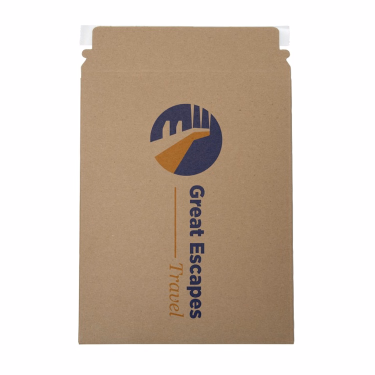 Full Color StayFlat Natural Paper Mailers (7" x 12")