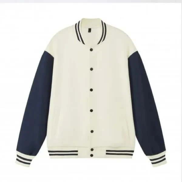 Custom Cotton Baseball Varsity Jacket- Personalized Design 1