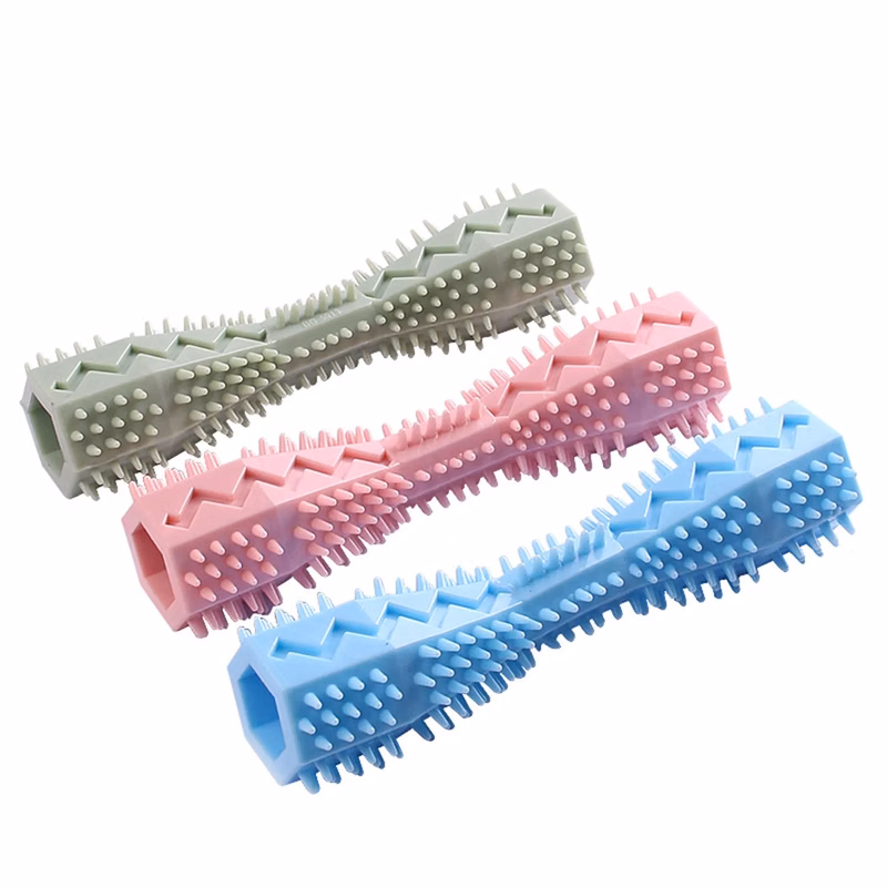 New Pet Tooth Grinding Toy Tpr Dog Chewing Stick