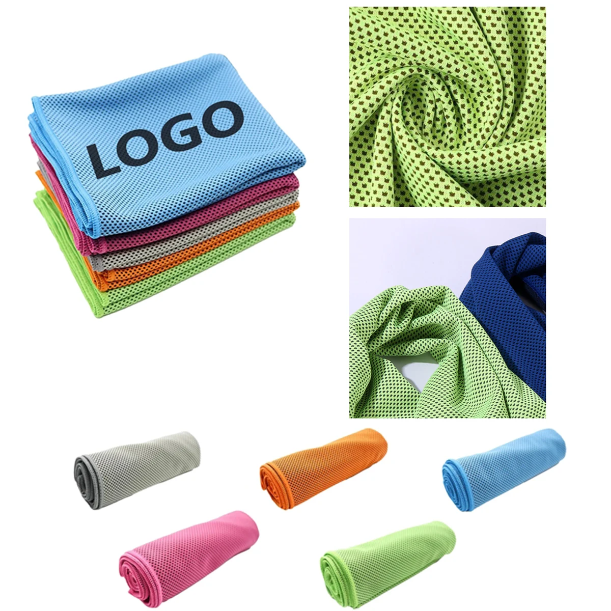Soft and Comfortable Microfiber Sport 40"x 12" Cooling Towel 1