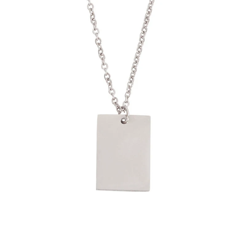 Rectangle Metal Necklace 1