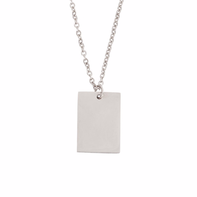 Rectangle Metal Necklace