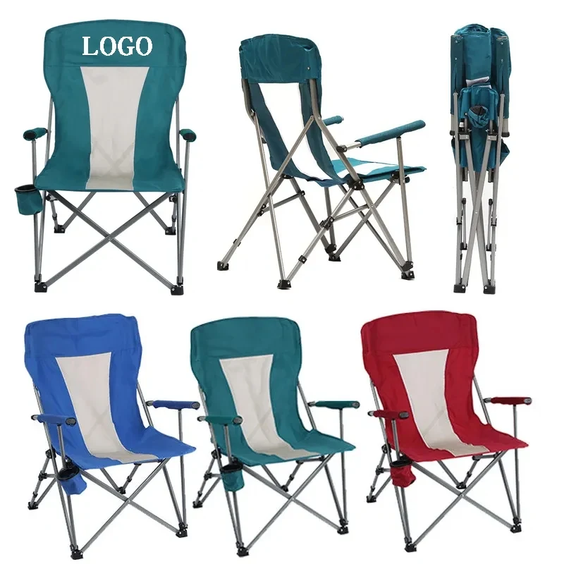 Folding Beach Camp Chair With Cup Holder 1