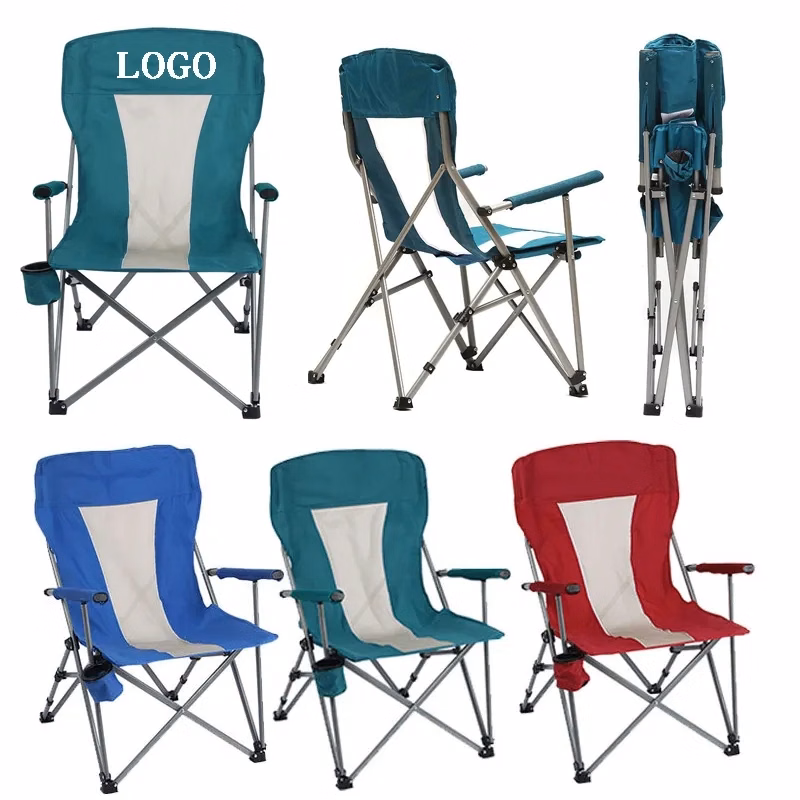 Folding Beach Camp Chair With Cup Holder