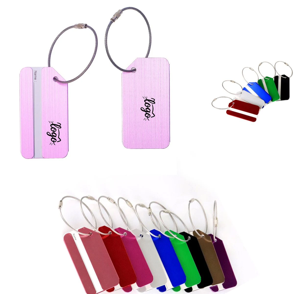 Personalized Aluminum Alloy Suitcase Tag 1