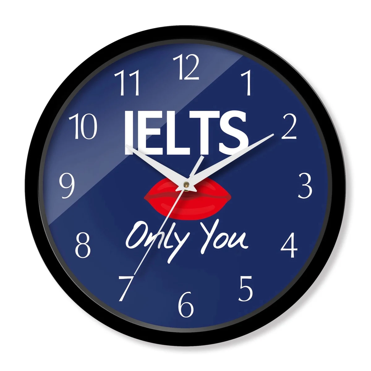 13" Custom Pattern Plastic Round Clock 1