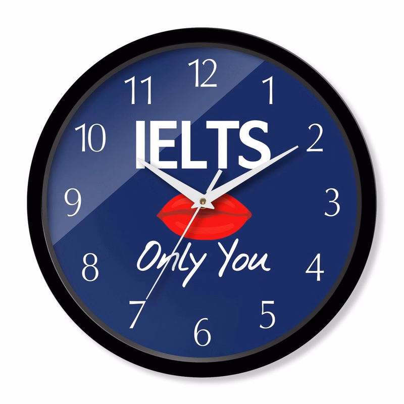 13" Custom Pattern Plastic Round Clock