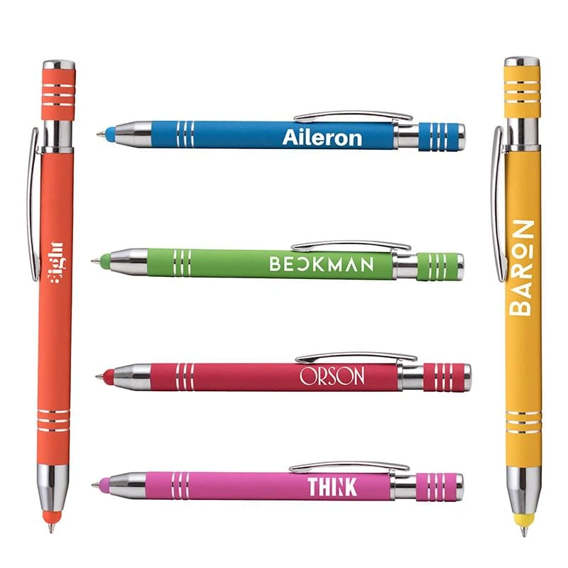 Marin Softy w/ Stylus - Laser Engraved - Metal Pen 1