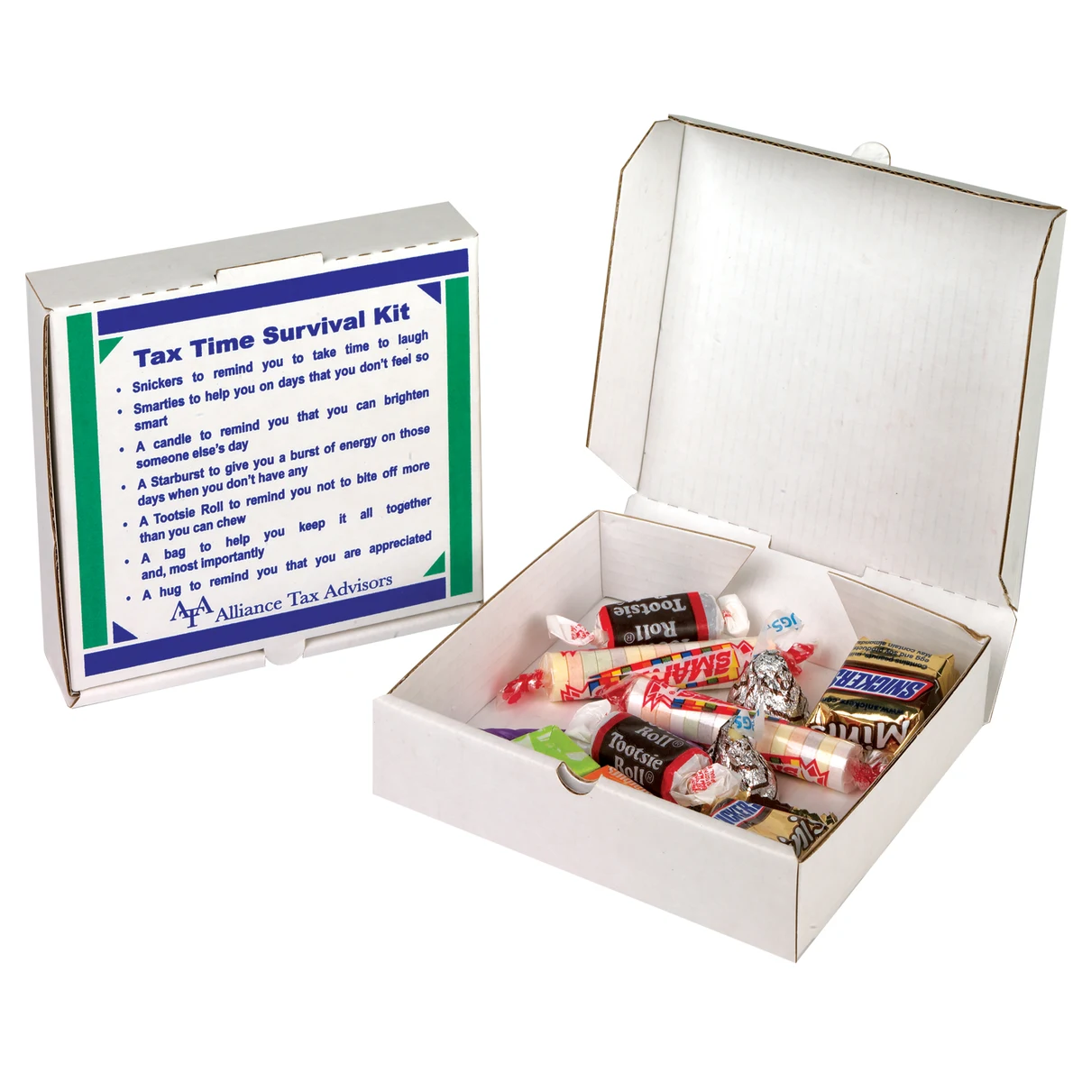 4 1/2" x 4 1/8" x 1" - E-Flute Inside Tuck Box 1