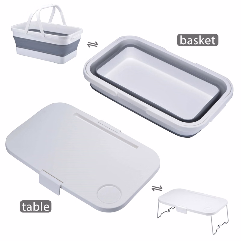 Portable Camping Picnic Food Storage Basket 15L