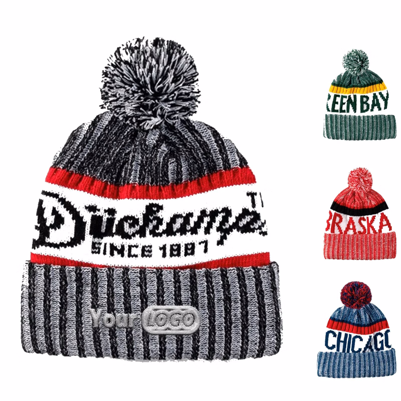 Folded Acrylic Knit Beanie